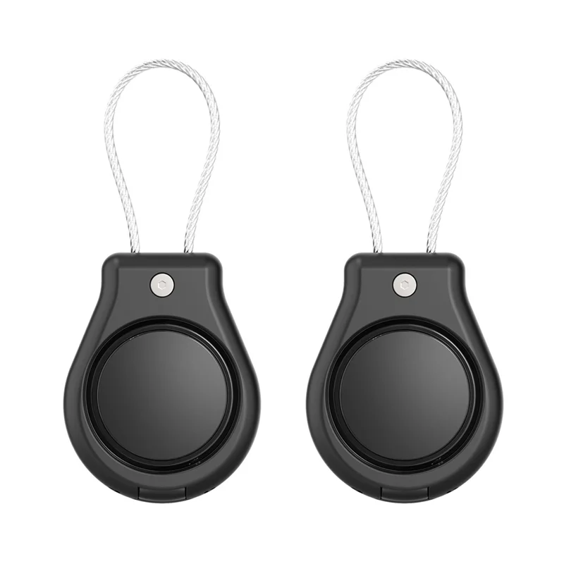 Набор ABZZ-2 для держателя брелока Airtag, водонепроницаемый, чехол с защитой от потери и держателем кабеля для Airtag, ключей, рюкзаков, домашних животных