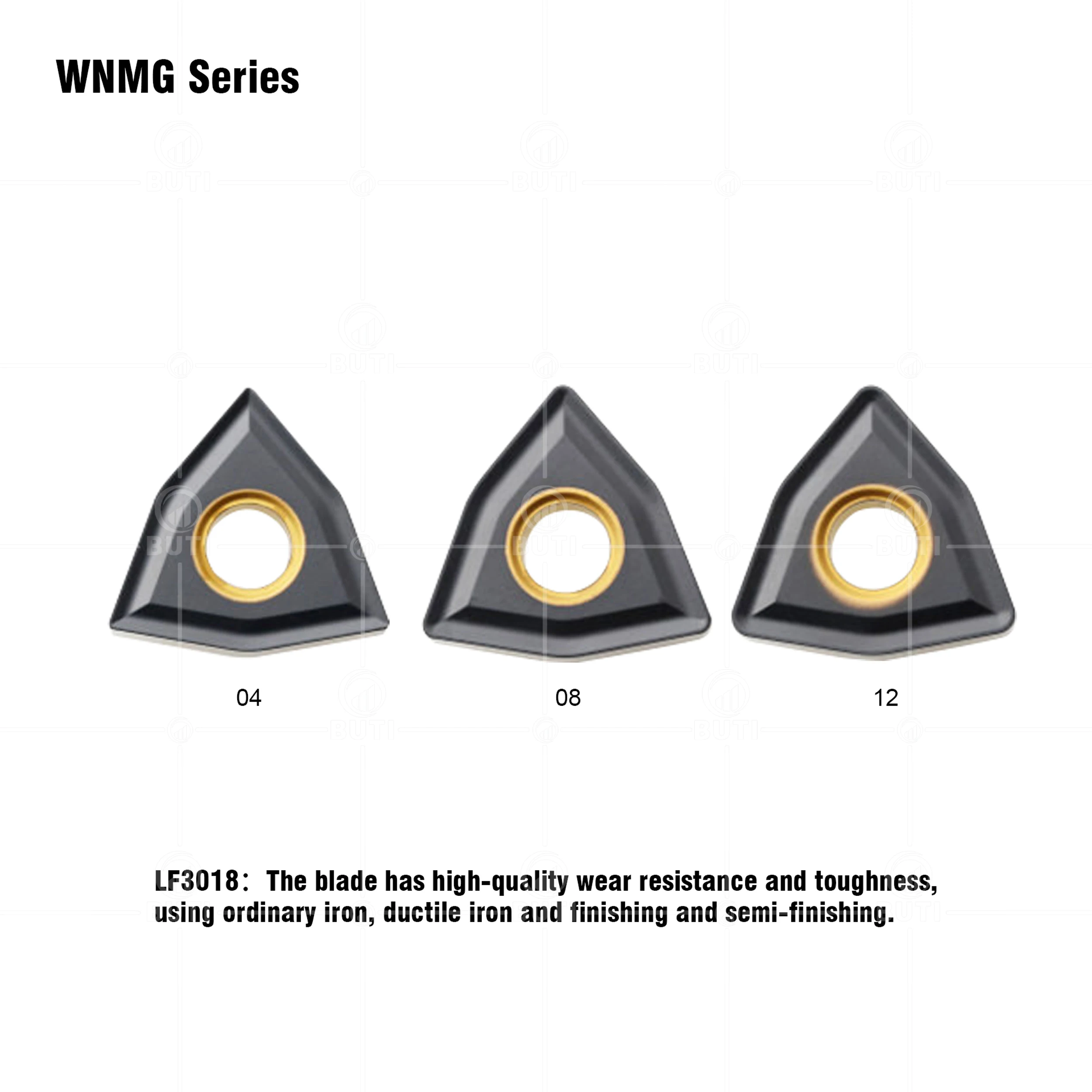 DESKAR 100% Original WNMG080404 WNMG080408 WNMG080412 LF3018 CNC Lathe Cutter Turning Inserts Cutter Tools Parts For Cast Iron