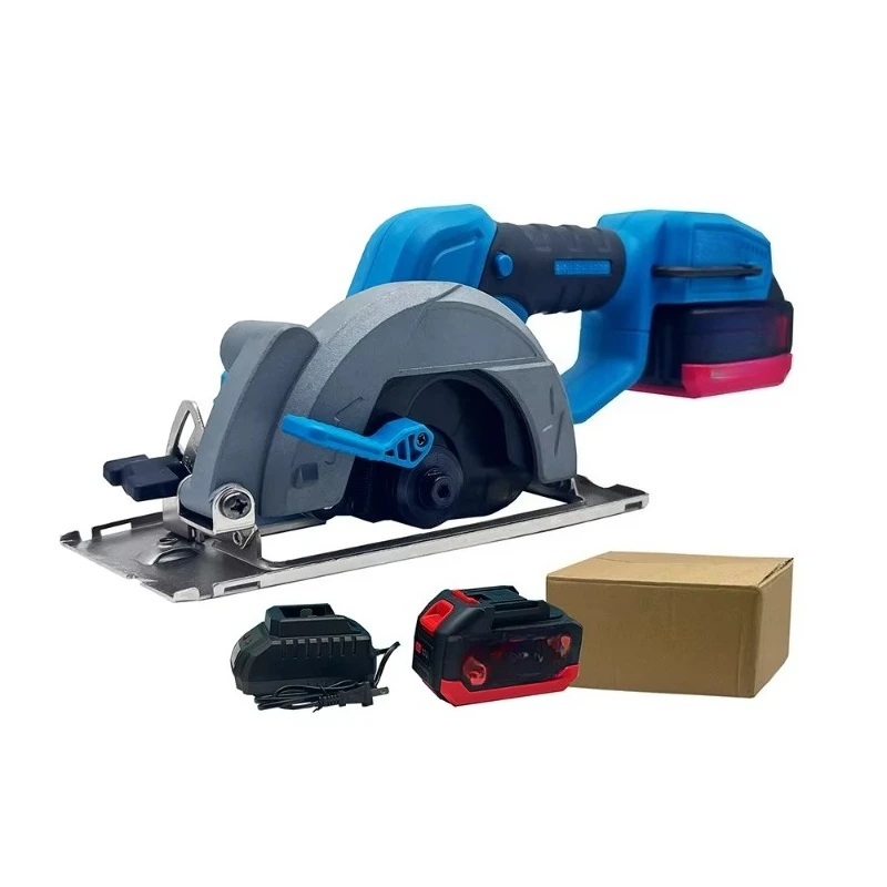 Plate Design Rubber Coated Handle 5 Inch 20V Brushless Electric Circular Saw Machine