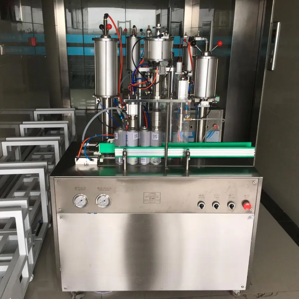 Advanced Semi-automatic Pneumatic Spray Aerosol Filling Machines