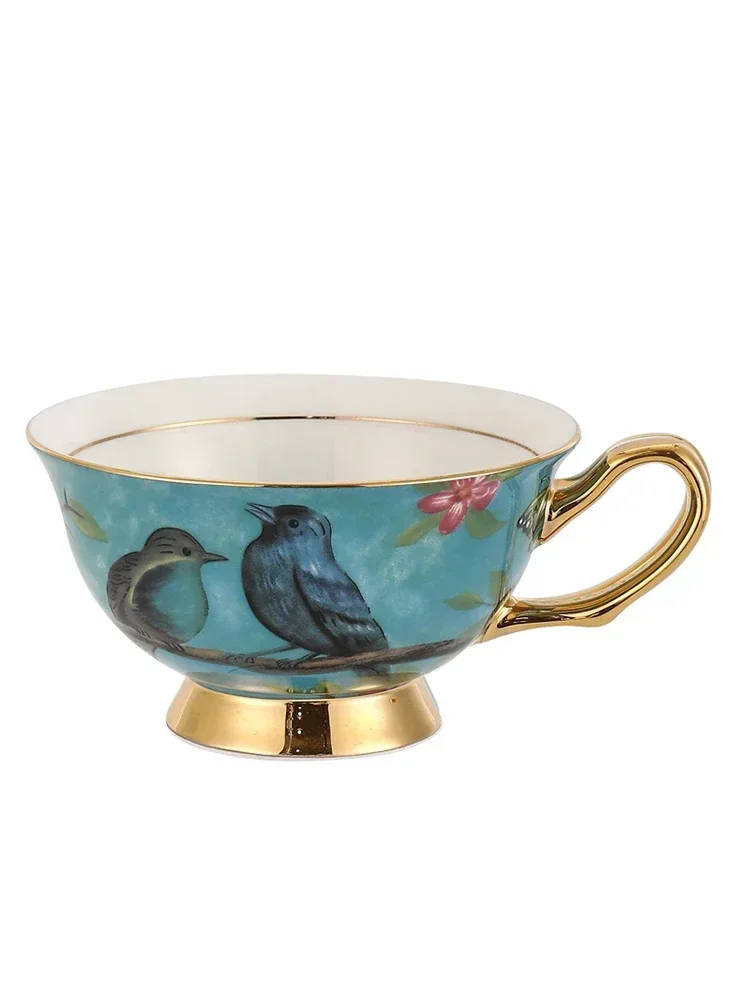 

Sets Coffee Cup Saucer Gift Tea Lace Set Bone China Breakfast Beautiful Tea Cup Juego De Cafe Home Drinkware