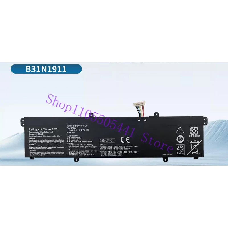 Compatible with for ASUS A-Dot ADOL14EA Fearless X1502Z M4100U 4050IA 8B Battery C31N1911