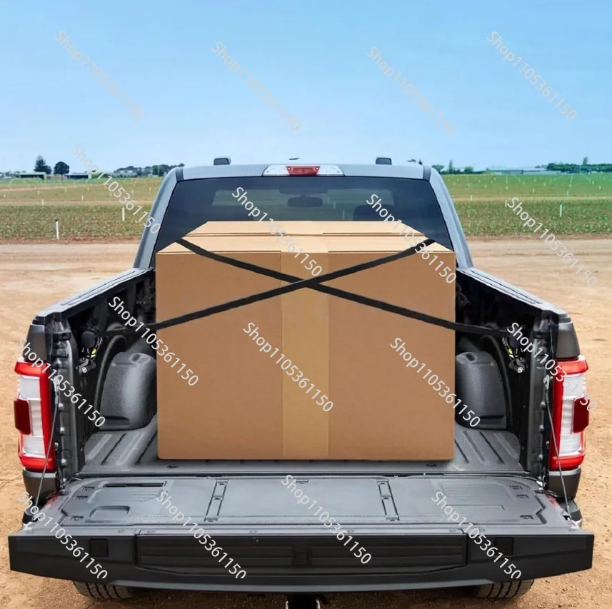 Upgraded Ultimate Retractable Ratchet Straps for   F150 2-Piece Truck Bed Ratchet Straps with Automatic Retractable Tensioner