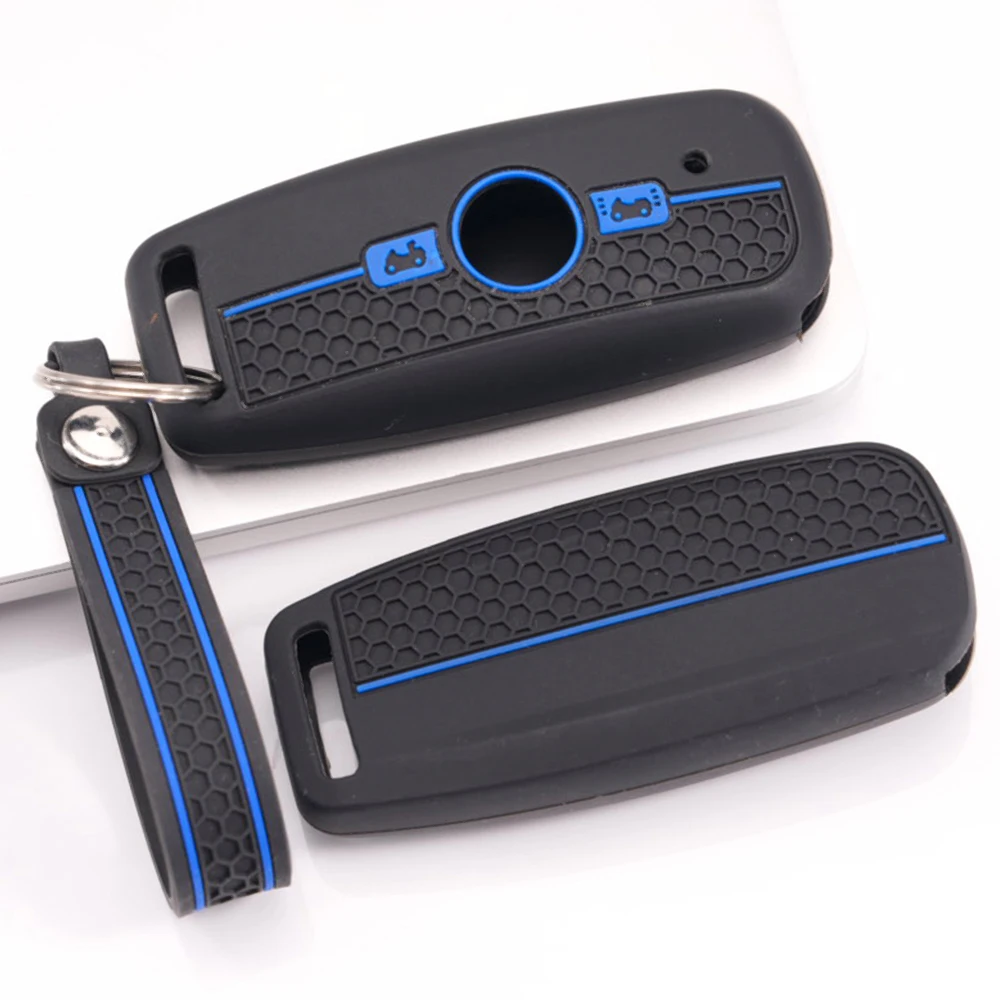 Silicone Key Cover Keychain For Honda GL1800 Gold Wing Goldwing F6B Gold Wing Tour DCT Reliable Protection Anti Scratch Secure