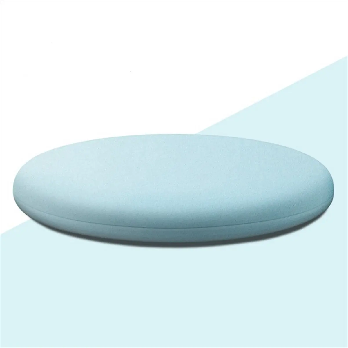 *A* 16 in Soft Futon Cushion, Memory Foam Round Cushion Padded Home Decor Futon Non-Slip Chair Pads, Grey