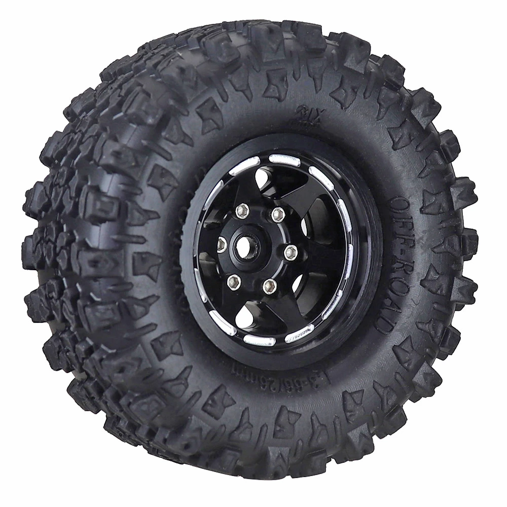 Aluminiumlegierung 1,3 Zoll Beadlock Felgenreifen für 1/24 Fms24 Axial Scx24 1/18 Traxxas Trx4m Trx4-m Rc Crawler Autoreifen – Detail 3