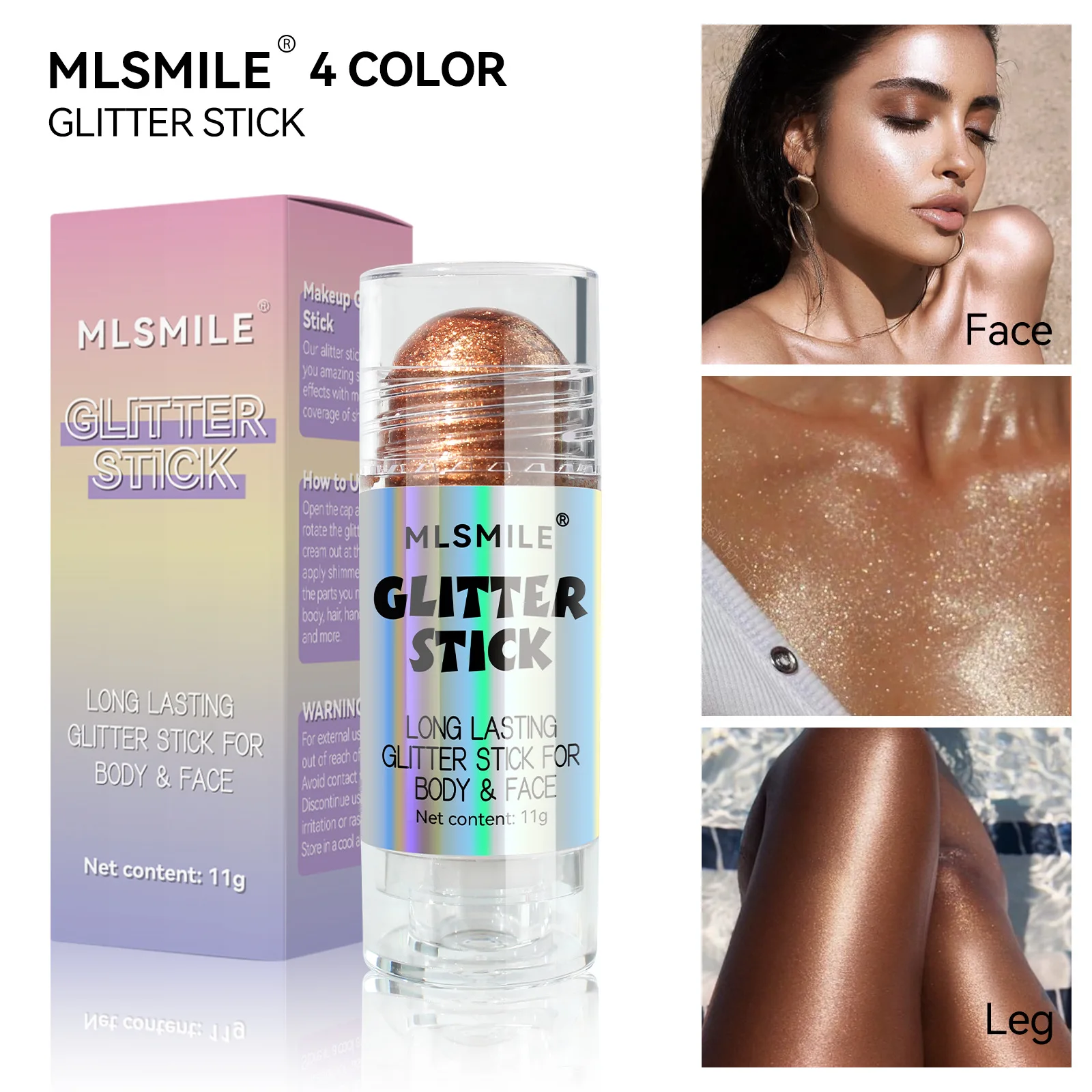 عصا تمييز تلميع الماس ، وجه لامع لامع ، نحت طبيعي ، تفتيح كامل الجسم