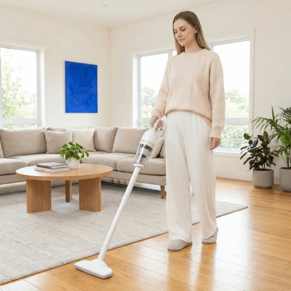 Large Suction Handheld Vacuum Cleaner Dual Use High Power Pet Hair Cleaner Portable USB Charging Cordless Vacuum Cleaner