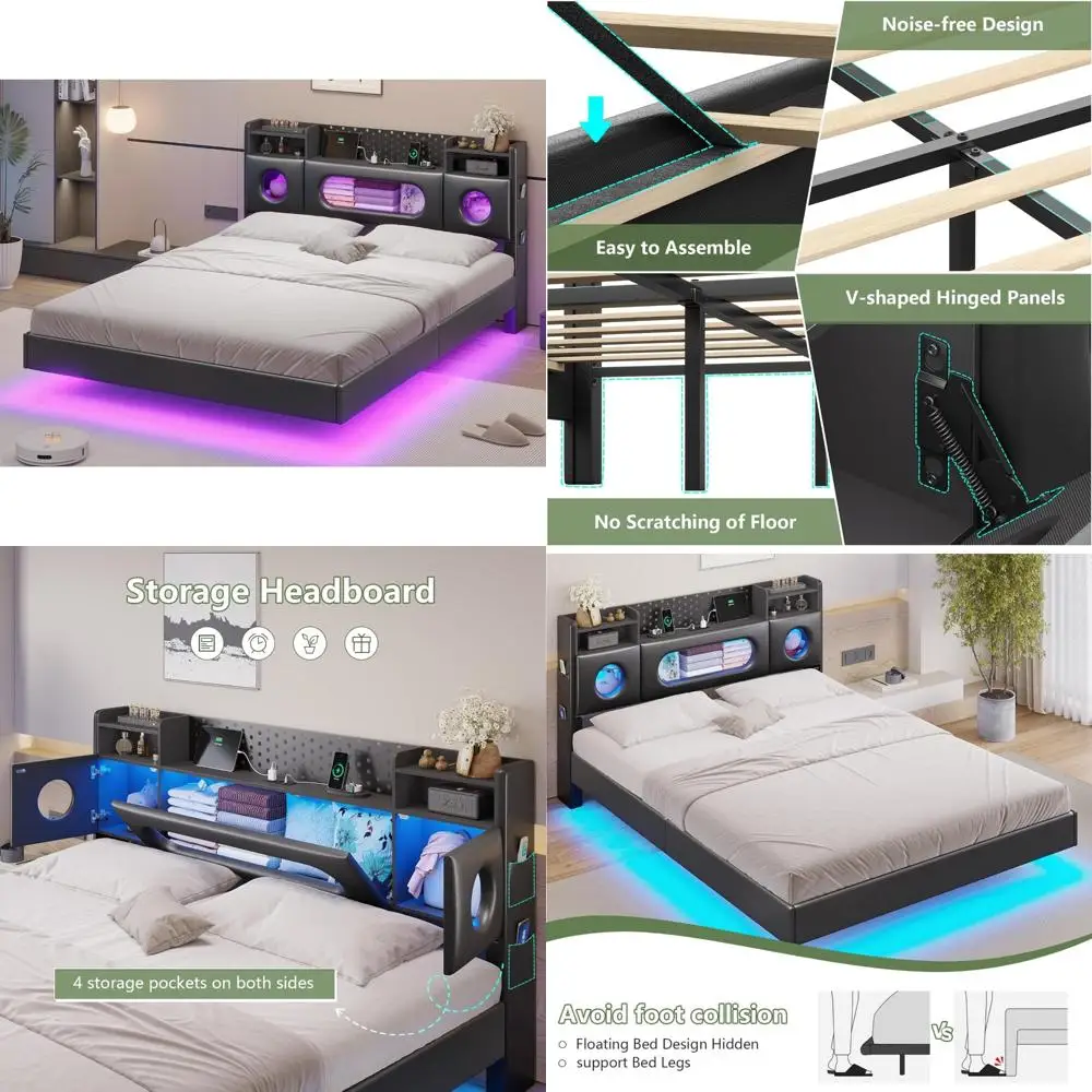 Floating Bed Frame …