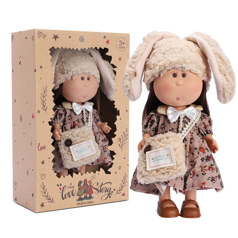 Con caja de regalo, set de muñeca Mia Potato de 24 cm con ropa, accesorios para zapatos, muñeca de juguete para cambiar de ropa para niños, regalo de cumpleaños para niñas