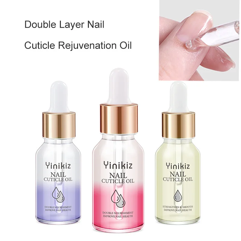 

Double Layer Nutritional Oil Anti-Hangnail Dead Skin Repair Moisturizing Care Oil Softener Nail Care15mlMulti-color Nail Polish