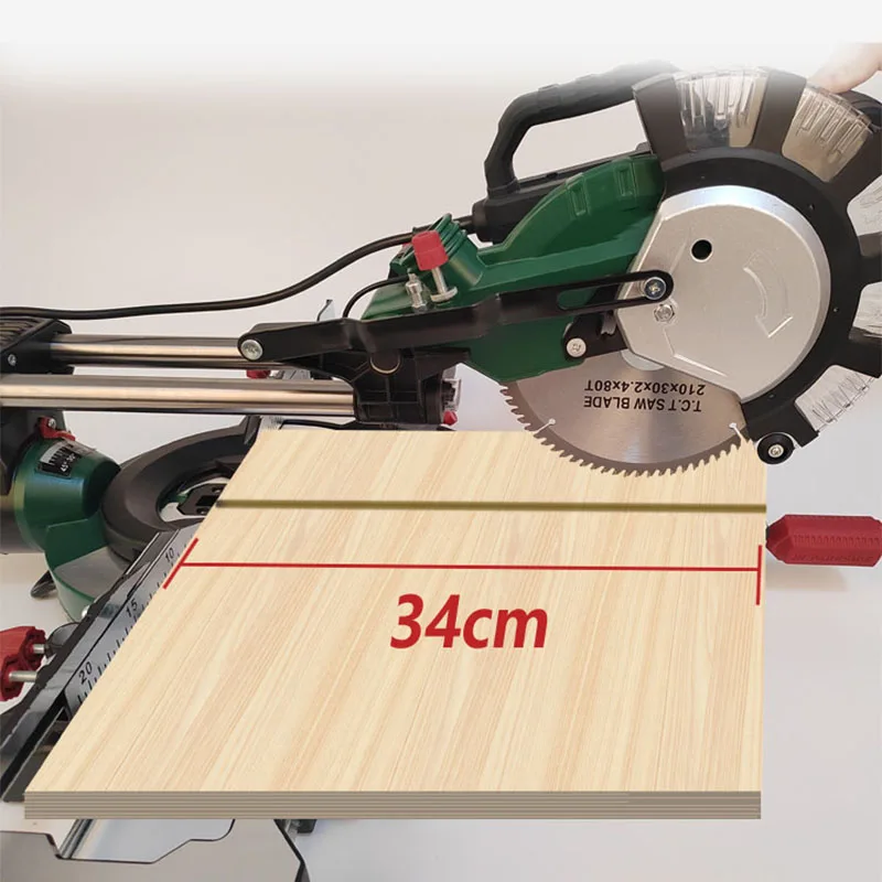 

Table Saw Cutting Saw Pull Rod Miter Saw High Precision Saw Aluminum Machine Stone Steel Metal Wood Cutting Tool 2300W 220V