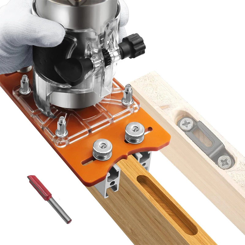 Universal Wooden Trimmer Base Circle Woodworking Circular Cutting Jig Electric Milling Chamfering Wood Router Slotting Locator