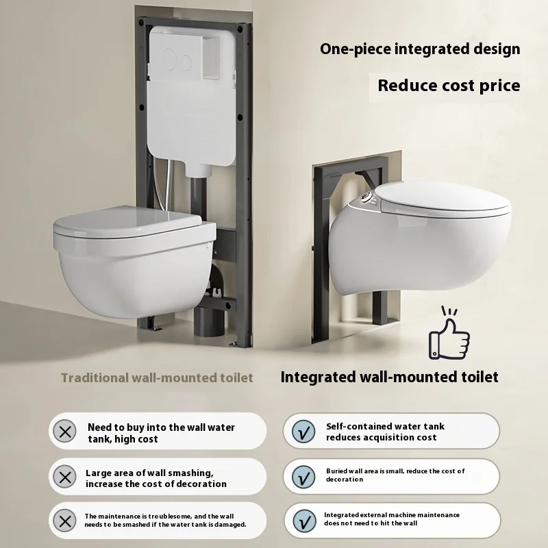 نظام مرحاض AI تجاري، عملية اتصال صفرية، تصميم متين مقاوم للماء للاستخدام في المطارات/الفنادق #5