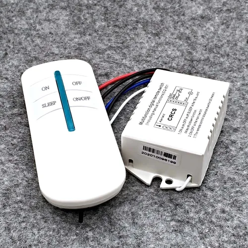 Imagen 2 del producto Interruptor de luz con Control remoto Digital, interruptor de Control remoto inalámbrico de encendido y apagado para lámpara de bombilla, 220V, RF433, 1 vía