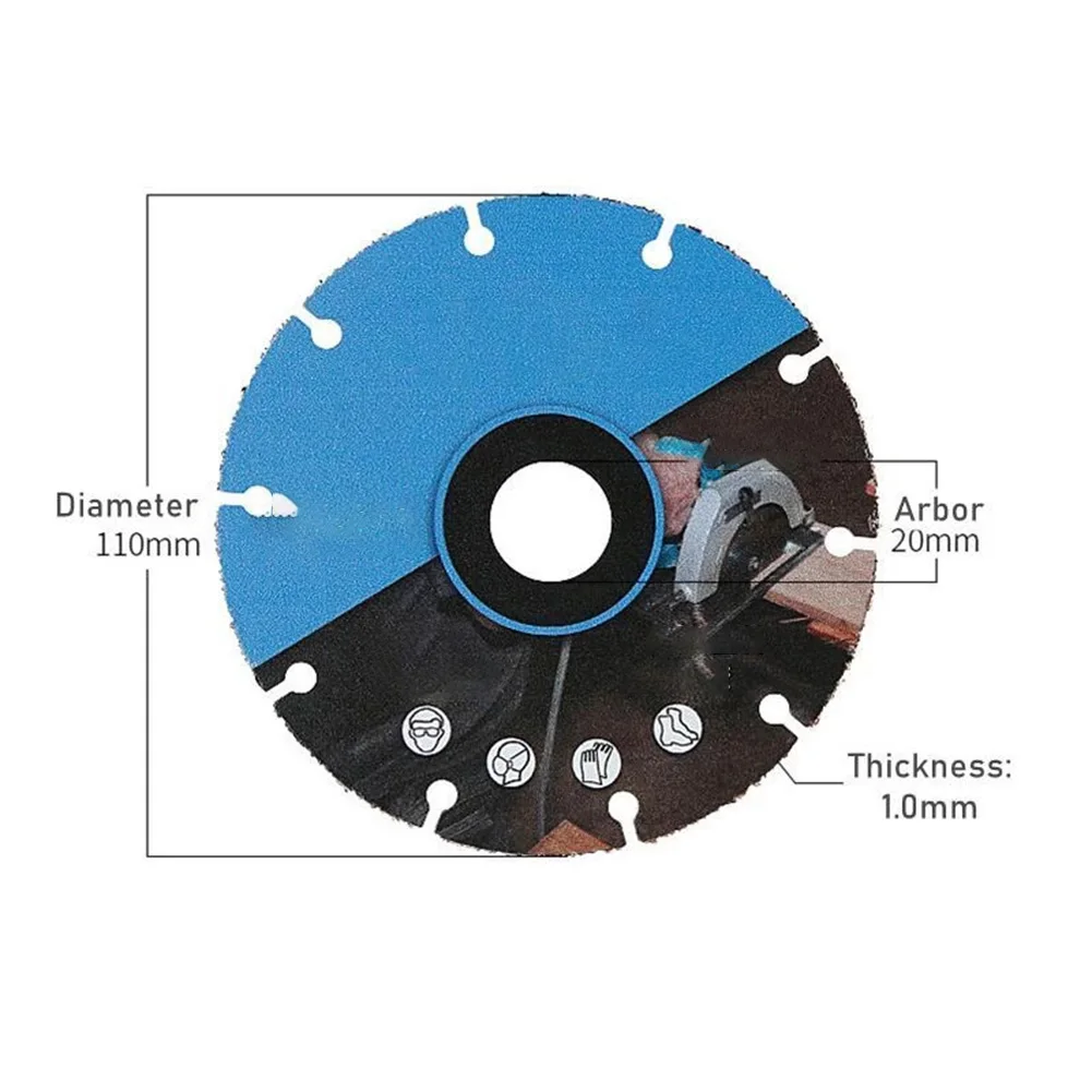 Imagem -03 - Disco de Corte de Madeira Ultrafino Lâmina de Serra Circular Ferramenta para Madeira Lâmina Cortante para Madeira Pvc Aço Borracha 105125 mm