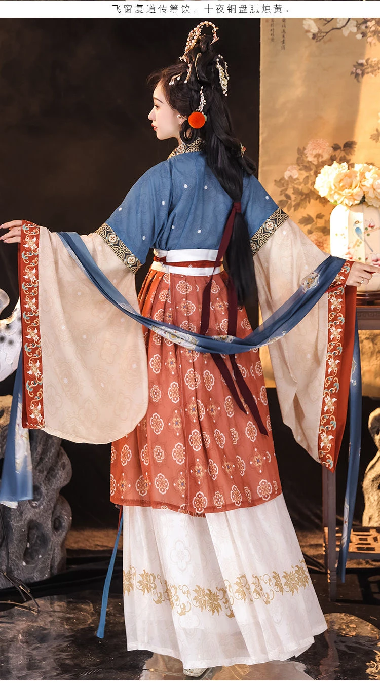 Hanfu Dress Women Ancient Chinese Hanfu Sets Female Fairy Hanfu Folk Dress Tang Dynasty Princess Party Outfit Cosplay Costumes