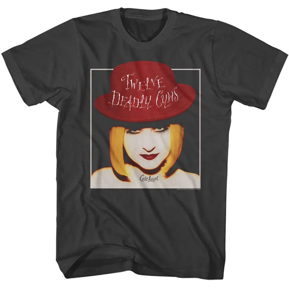 Cyndi Lauper Twelve Deadly Cyns Album Cover Men's T Shirt Pop Rock Music