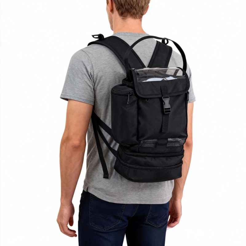 Oxygen Concentrator Bag Compatible with Philips SimpyGo Mini Oxygen Concentrator Portable Travel Storage Portable Bag Black view 2