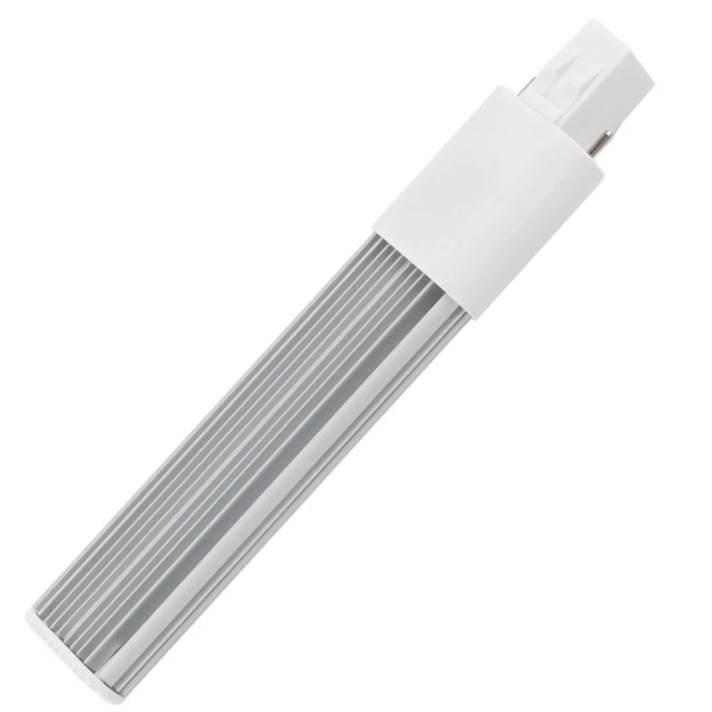 2 Pack Energy Saving G23/GX23 LED Bulb 2-Pin 6W PL Horizontal Lamp 30 LED 600LM LED Tube Light Display Lighting