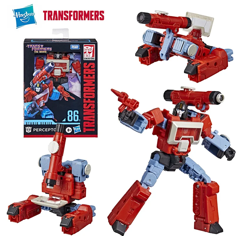 Hasbro Transformers Studio Series SS86 11 Perceptor 12Cm Deluxe Class Anime Original Action Figure Model Toy Gift Collection