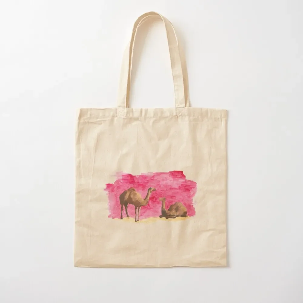 

sunset camels Tote Bag tote bag men supermarket folding bag