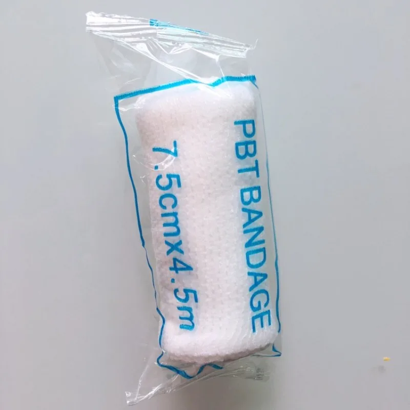 

1 Rolls/Lot 10cmx4.5m PBT Elastic Bandage First Aid Kit Gauze Roll Wound Dressing Medical Nursing Emergency Care Bandage