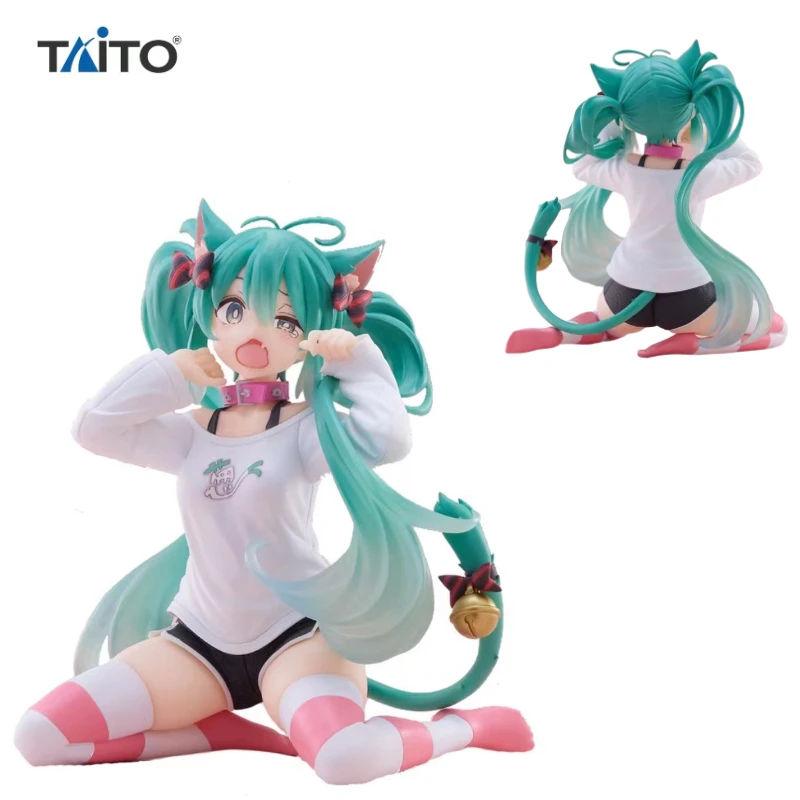 taidoto-cat-ear半袖シャツオリジナル本物デスクトップキュート初音ミクアニメフィギュアおもちゃ装飾品在庫あり