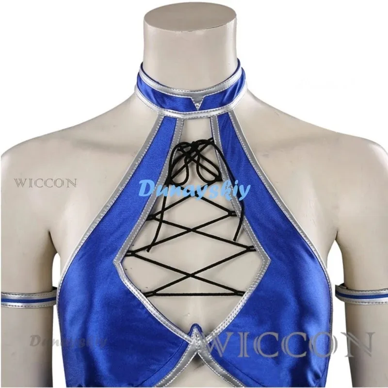 كيتانا ميلينا كاتانا تأثيري لعبة مورتال كوس كومبات بذلة قناع زي المرأة ملابس السباحة بيكيني هالوين كرنفال حفلة البدلة #4