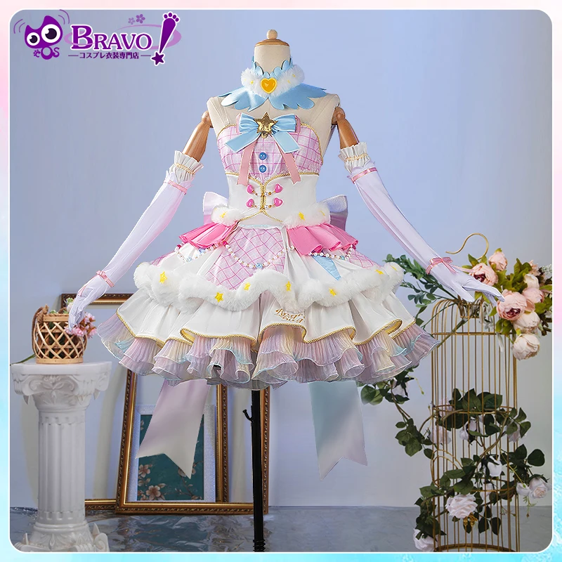 

Aikatsu Stars! Ichigo Hoshimiya Cosplay Costume Dress Angely Sugar Cosbravo Custom Made