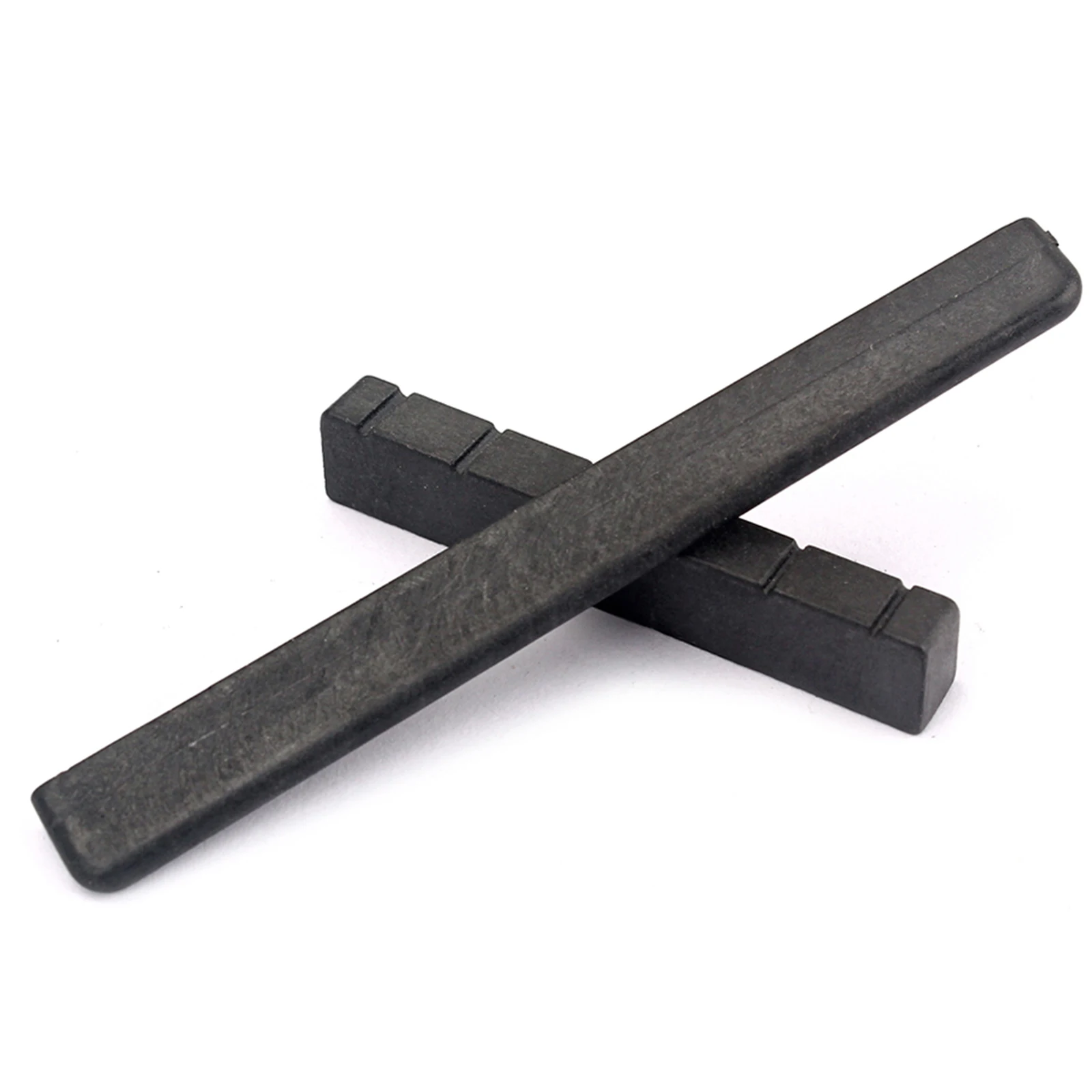 Black Replacement Guitar Saddle and Nut for Classical Guitar Plastic Bridge Accessory Enhance Sound Ease of Play