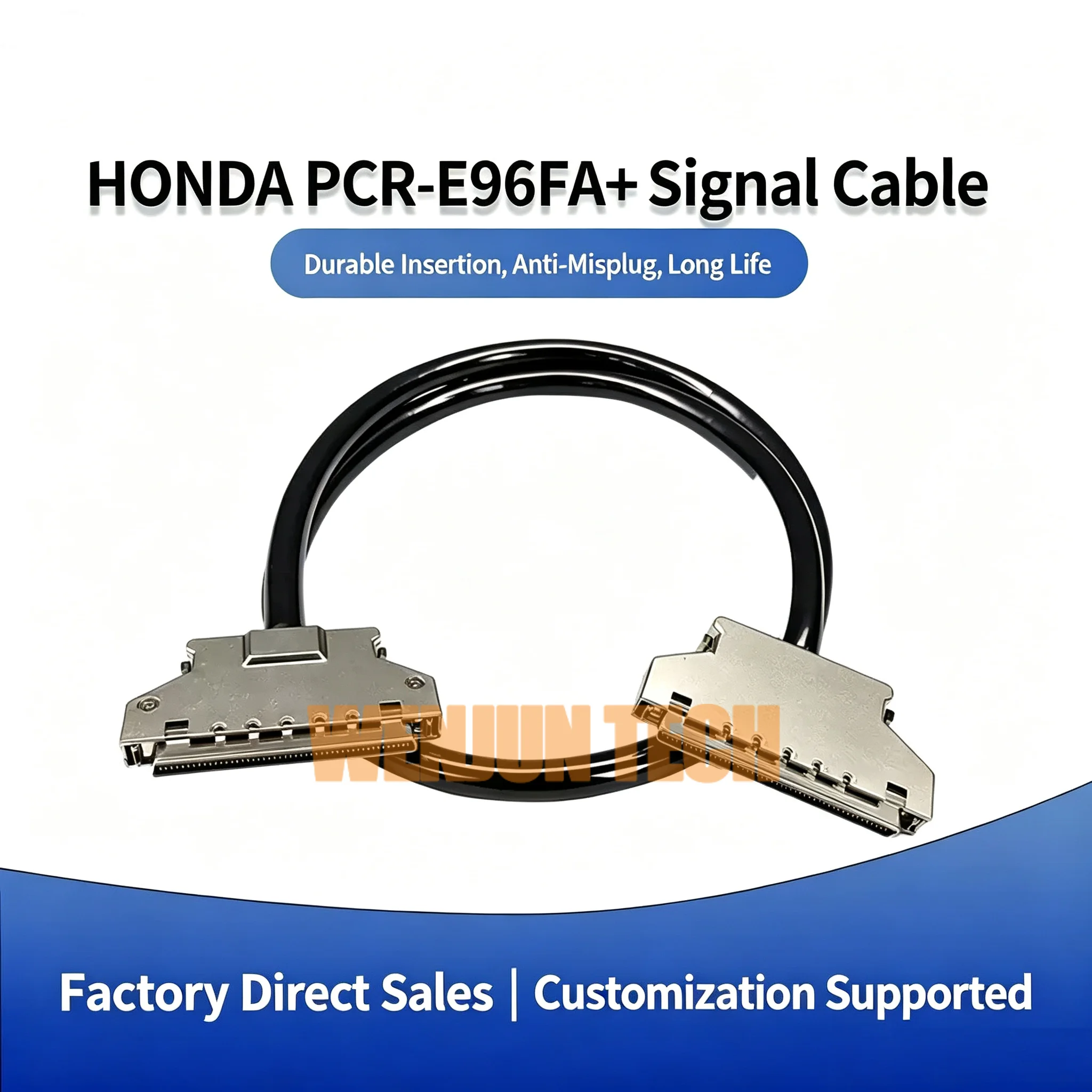 PCR-E96FA+ 96P Female-Female Signal Cable HONDA Connector 96 Core Industrial Shielded Transmission Line