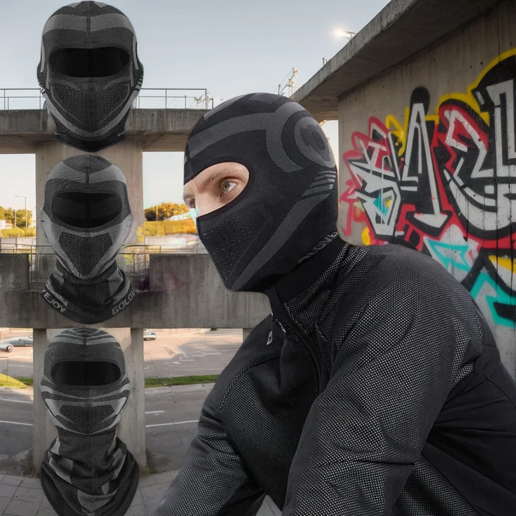 

Дышащая Балаклава — ветрозащитная солнцезащитная полнолицевая маска для мотоциклетного велоспорта (мужчины женщины)