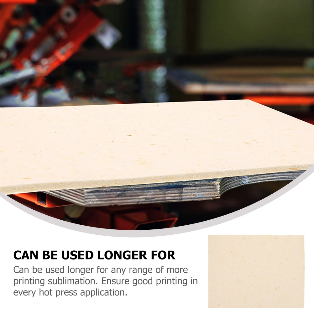 

Sponge Heat Press Mat Wear-Resistant Insulation Pad for Automatic Manual Machines Damping Sublimation Printing Pillow Coffee