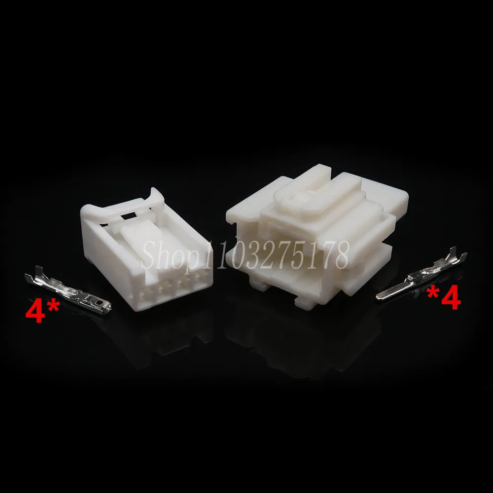 1 Set 4 Pin 7187-8854 7186-8849 Tail Light Brake Light Turn Signal Plug Automotive Wiring Harness Connector For Honda