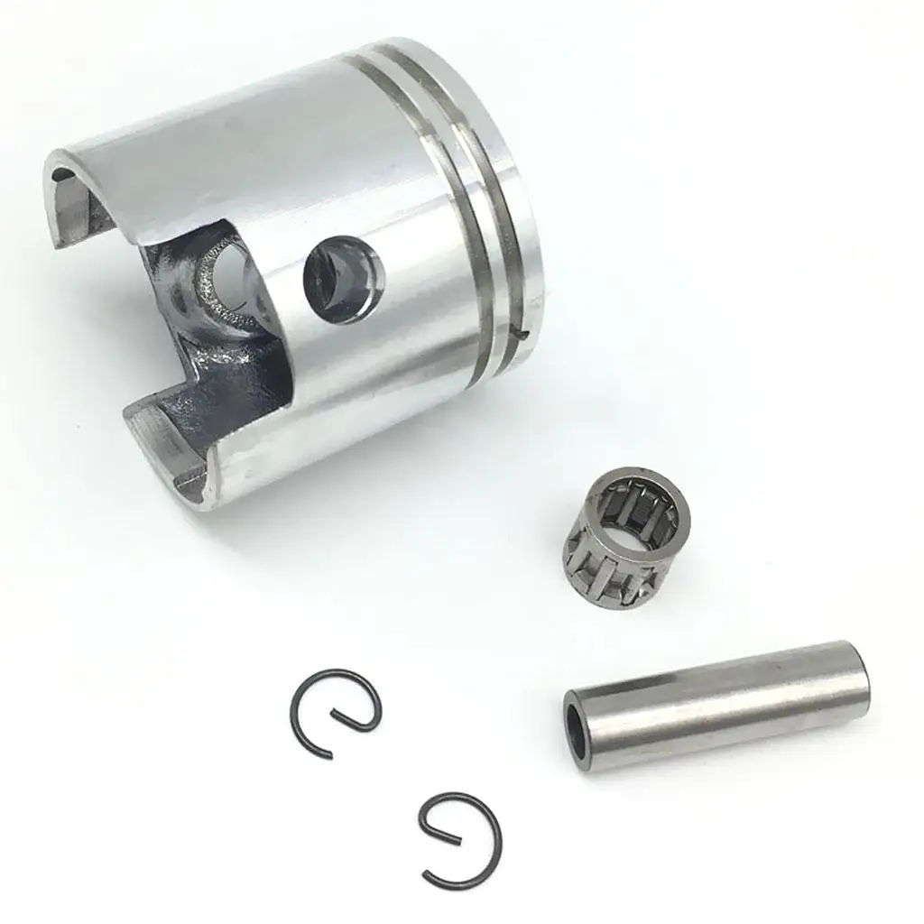 47mm Piston Pin Kit Motorcycle Piston Circlips Bearing Aluminum Assembly for 80cc Bicycle Engine Bike Kit