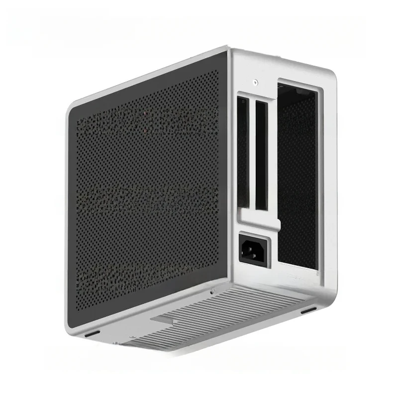 MQ5 Aluminum Alloy A4 ITX Mini Desktop All‑In‑One Case