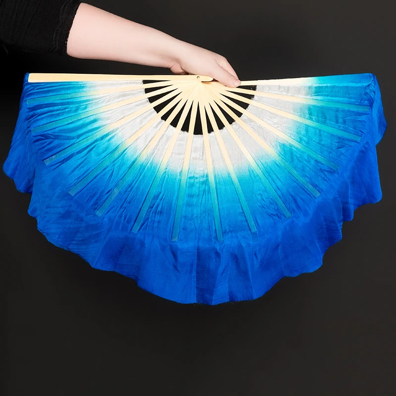 

Children Dance Fan Yangge Performance Props Hand Fan Primary School Student Real Silk Imitation Silk Stage Decorative Ventilador