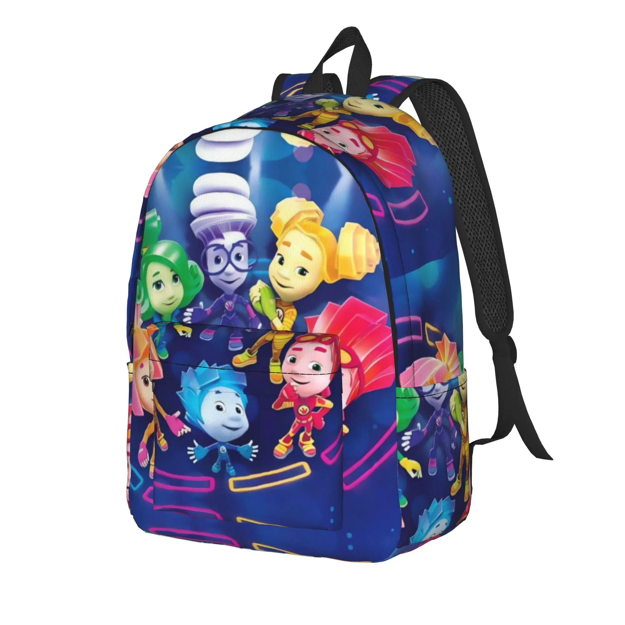The Fixies Kindergarten Backpack  Outdoor Backpacks Men Streetwear School Bags High Quality Lightweight Rucksack