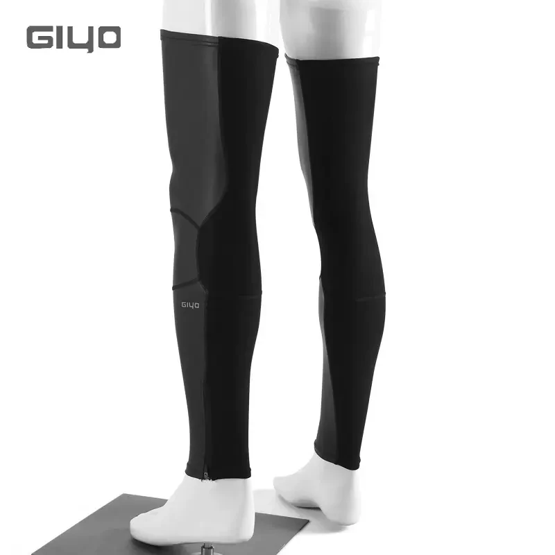 GIYO Winter Cycling Leg Warmers Men Women Outdoor Sport Compression Leggings Windproof Keep Warm Riding Leg Sleeve Leg Covers