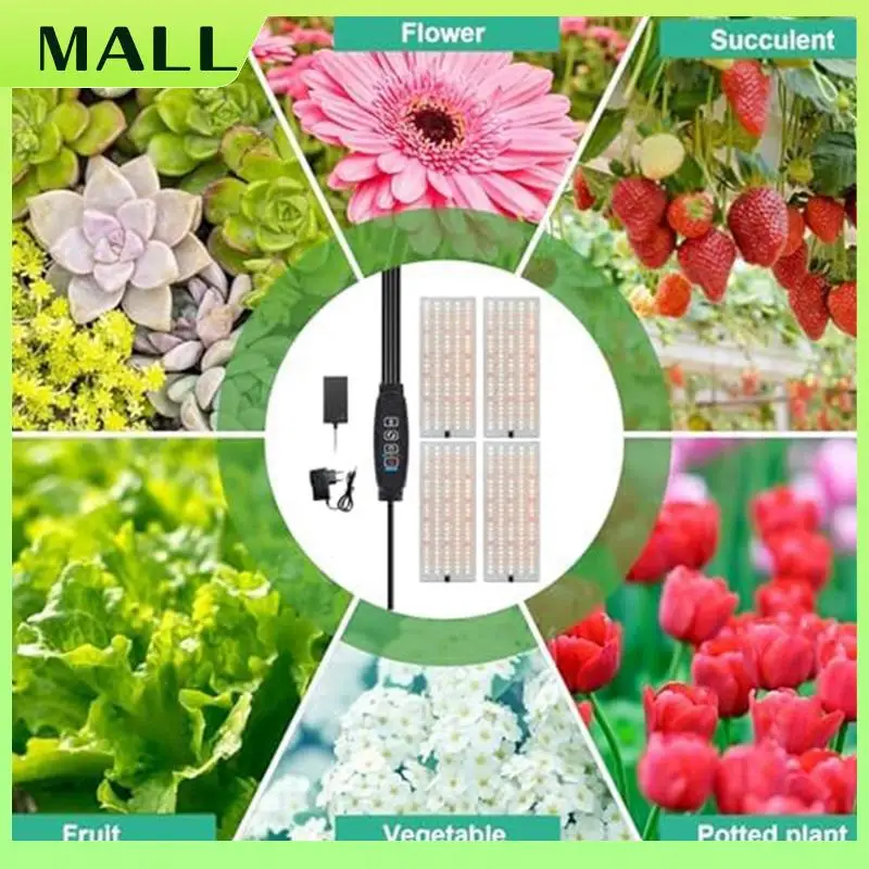 MALL LED Grow Light Full Spectrum Grow Light Indoor Shelf Light LED Fill Light US Plug
