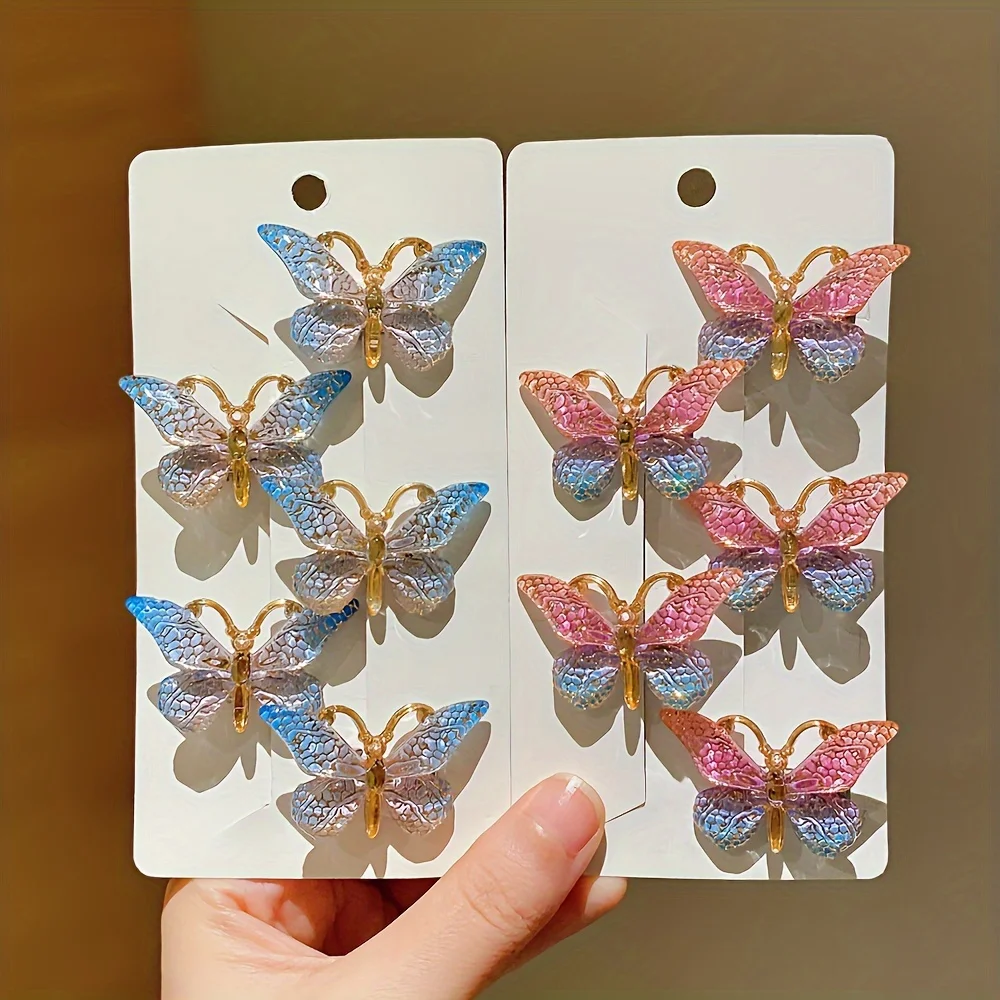 10 Sweet Butterfly Hair Clips
