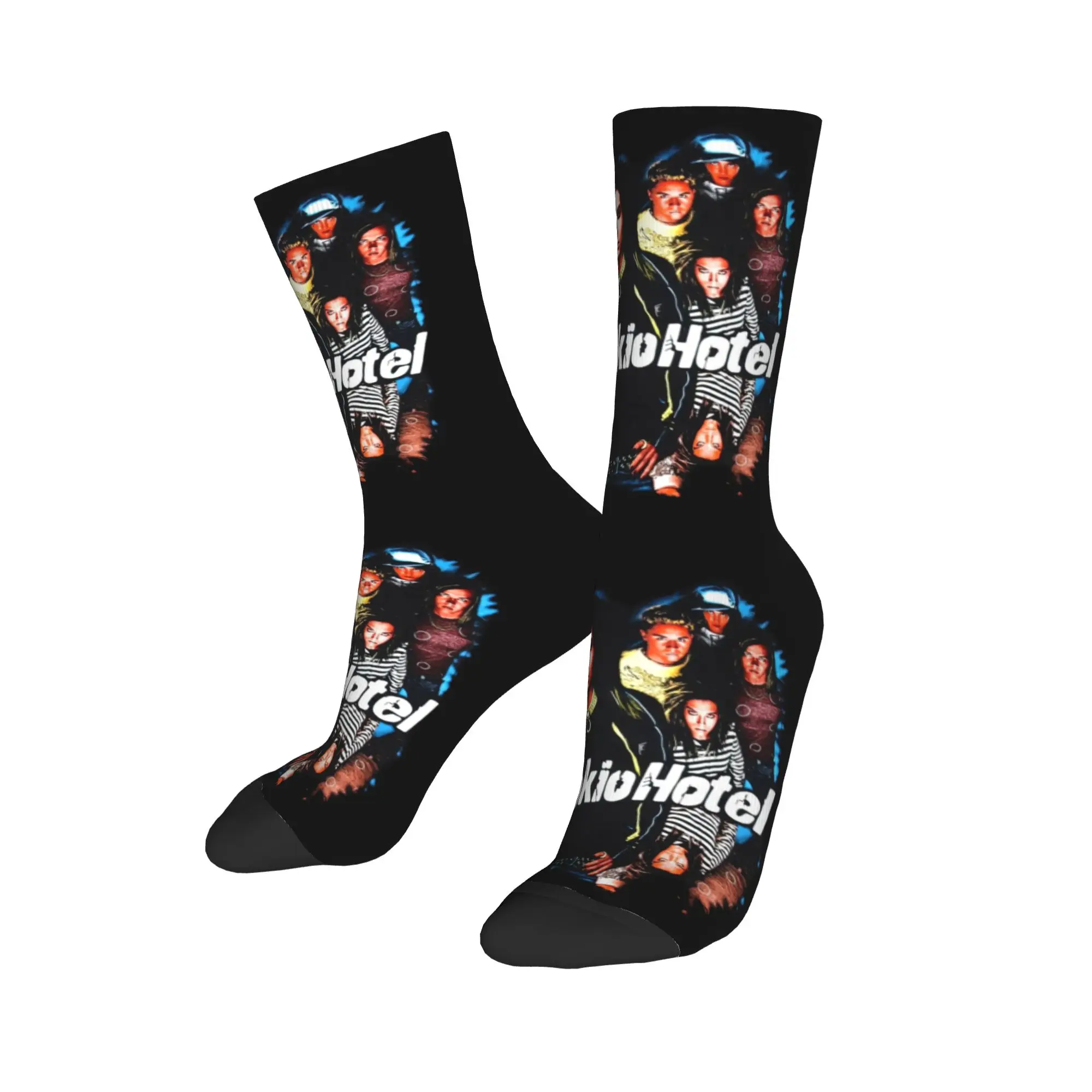 

Забавные мужские носки Custom Funny Men's T-Tokios H-Hotels German Rock Band, унисекс, удобные, теплые, с 3D-принтом, в стиле поп-рок.
