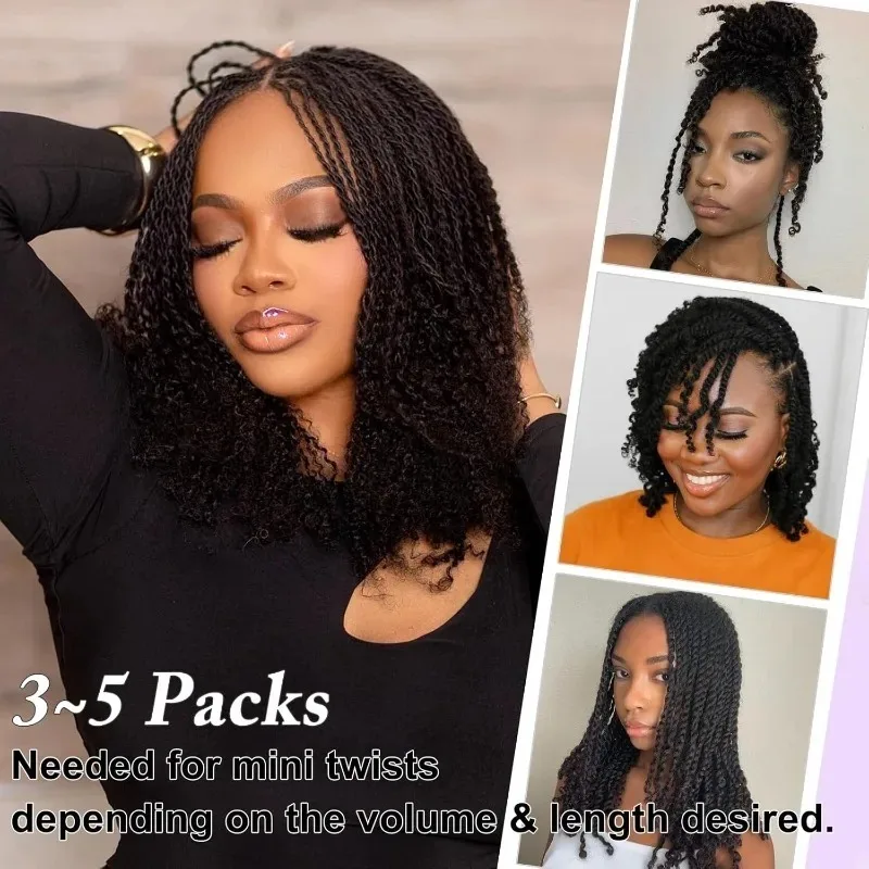 613 Blondes Afro-Kinky Echthaar in Großmengen zum Flechten, Lockiges Haar in Großmengen für Twist-Häkelzöpfe, Mini-Twists oder Dreadlock-Verlängerungen – Detail 4