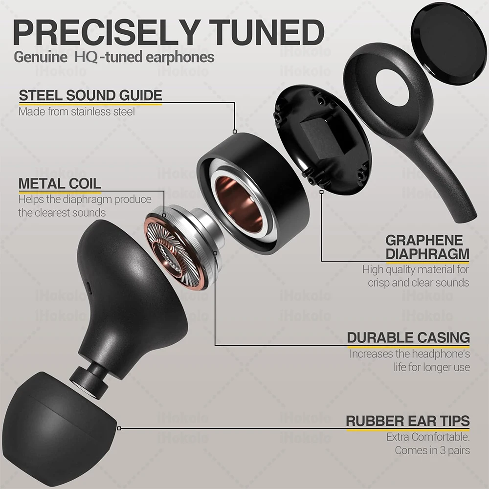 Original Wired Earphone For Samsung Galaxy S25 S24 S23 Ultra Plus Type C 3.5mm Earbud Headphones for AKG A54 A53 A52 Accessories