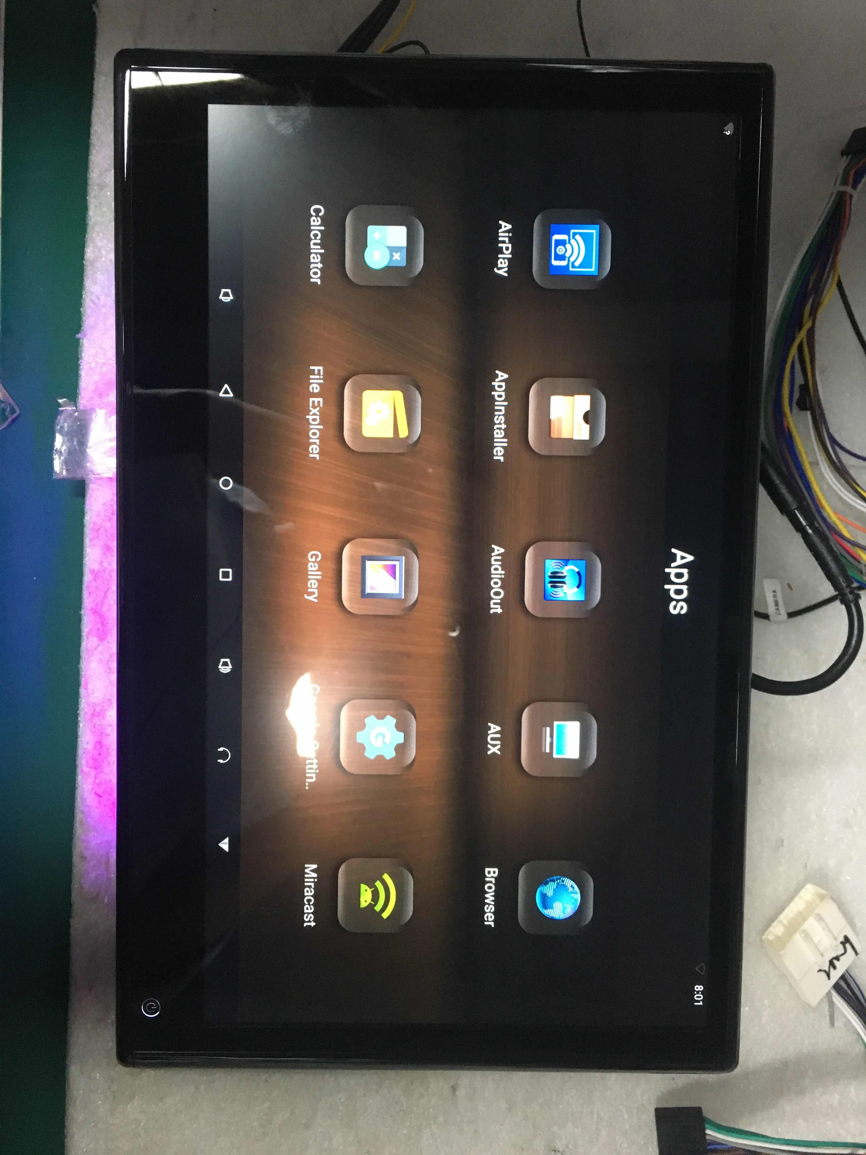13.3 Inch Rear Seat Entertainment Screen For Land Rover Defender 4GB+64GB Back Row Car Multimedia Monitor 180° Rotatable