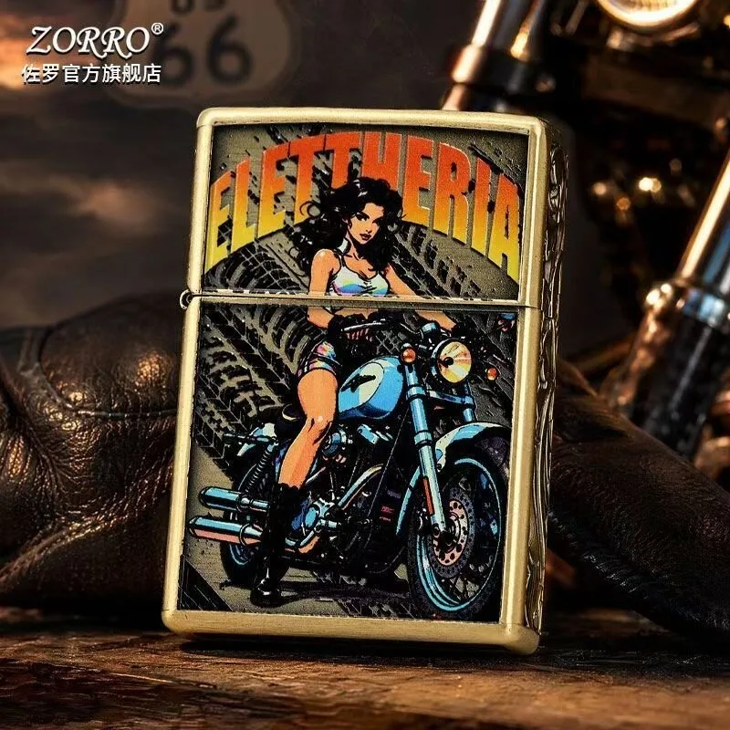 ZORRO ZK Full Range of Practical Kerosenes Windproof Retro Tangcao Lighters Creative High-value Gifts Valentine's Day Gifts