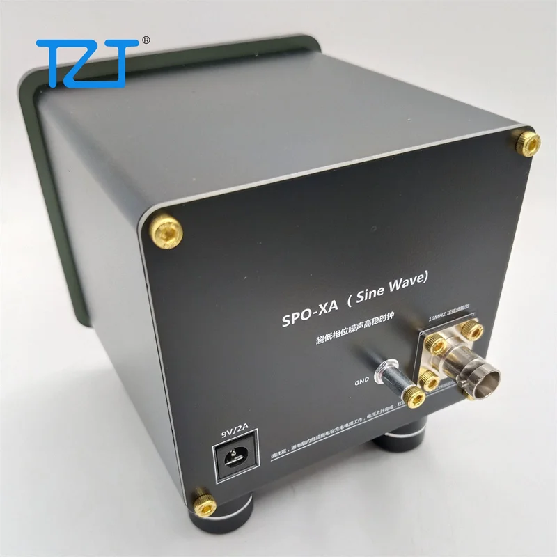 

TZT SPO-XA Single Output Ultra-low Phase Noise Stable Sine Wave Clock 50ohms 9V/2A with BNC Connector/SMA Connector