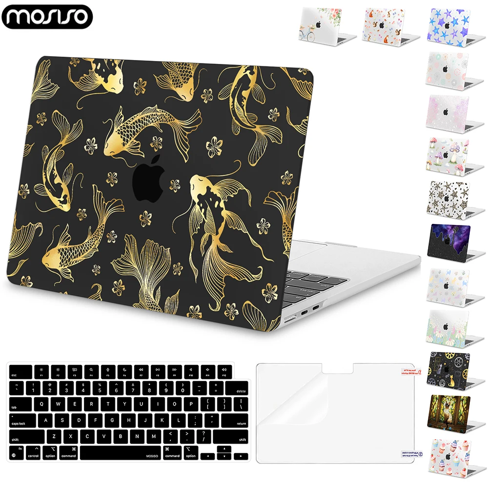 

Чехол для ноутбука MacBook Air Pro 11 12 13,3 13,6 14 15 16 дюймов M5 M4 M3 M2 M1 A3434 A3401 A3240 A3241 A3186 A2338 A2337 Cover