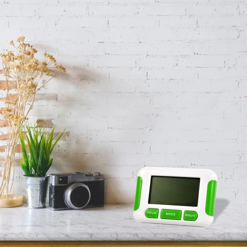 Verbesserter digitaler Küchentimer, magnetischer Countdown-Stoppuhr-Timer mit lautem Alarm, großer Ziffern-Rückständer für